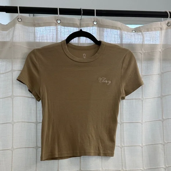 Cherry LA Baby Tee NWOT - Picture 3 of 5